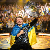 Yatoro选手肖像 - DOTA2 TI冠军选手Yatoro赛后庆祝胜利